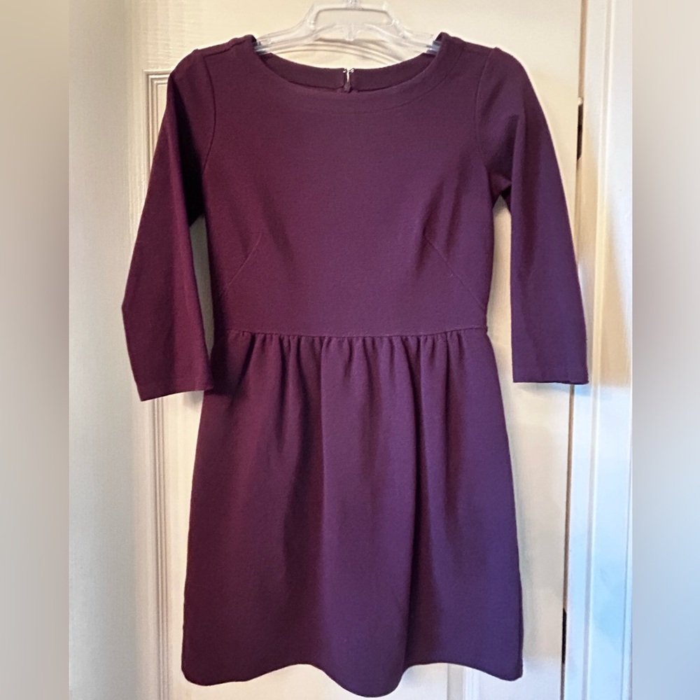 LOFT Rich Burgundy Dress